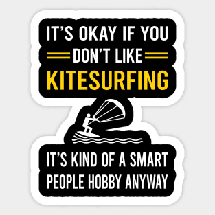 Smart People Hobby Kitesurfing Kitesurf Kitesurfer Sticker